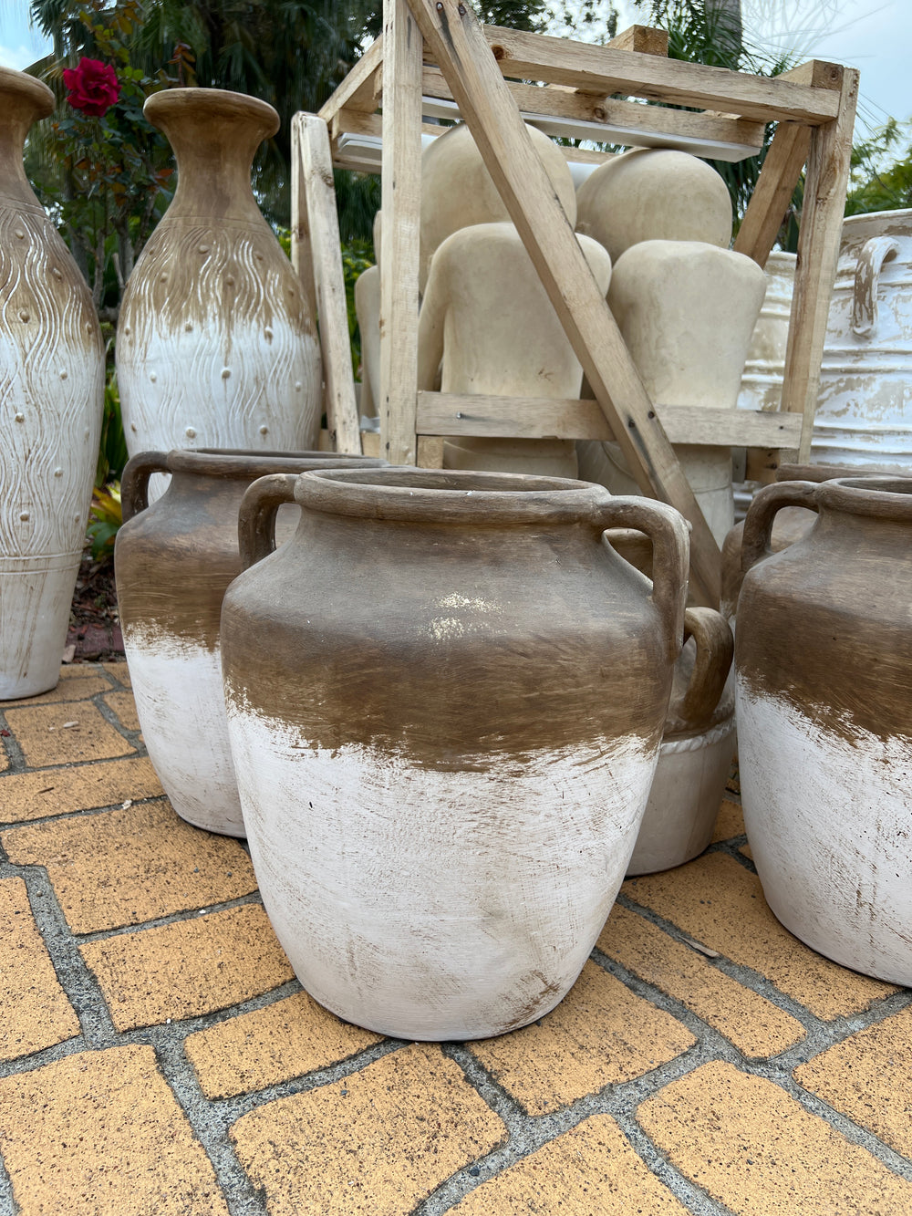 Double Handle Wide Neck Jug