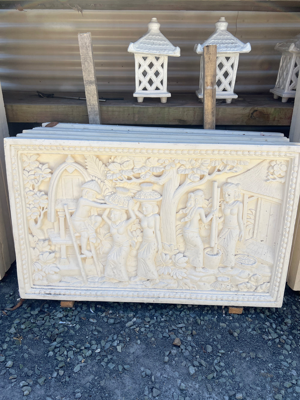 Limestone Balinese Panel
