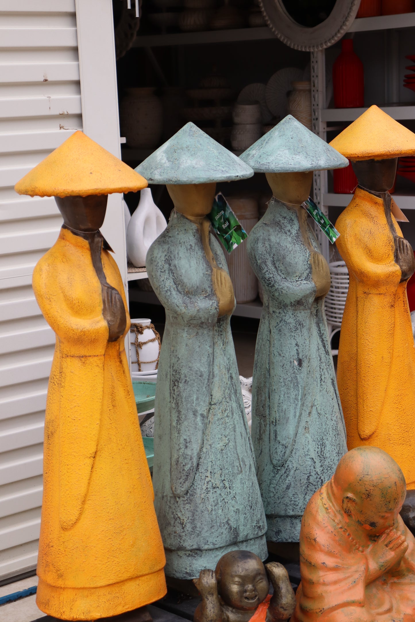 BALINESE TERRACOTTA RICE FARMER STATUE