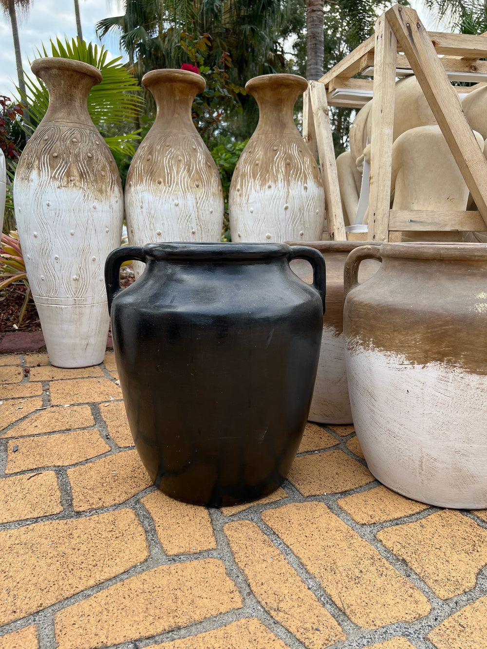 Double Handle Wide Neck Jug