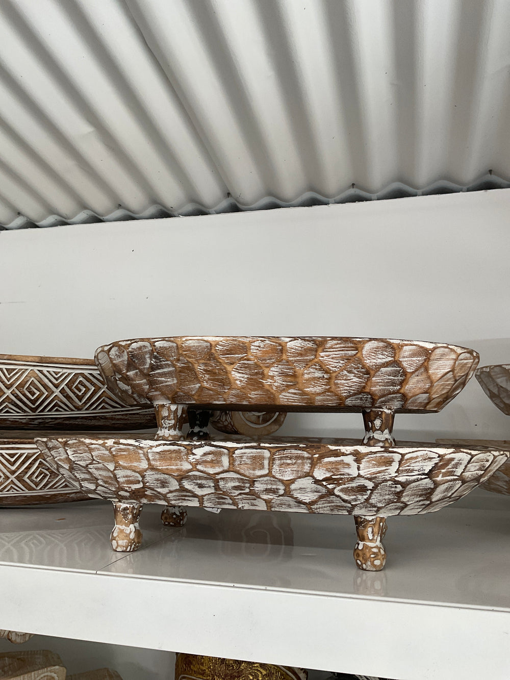 Honeycomb Wood Platter