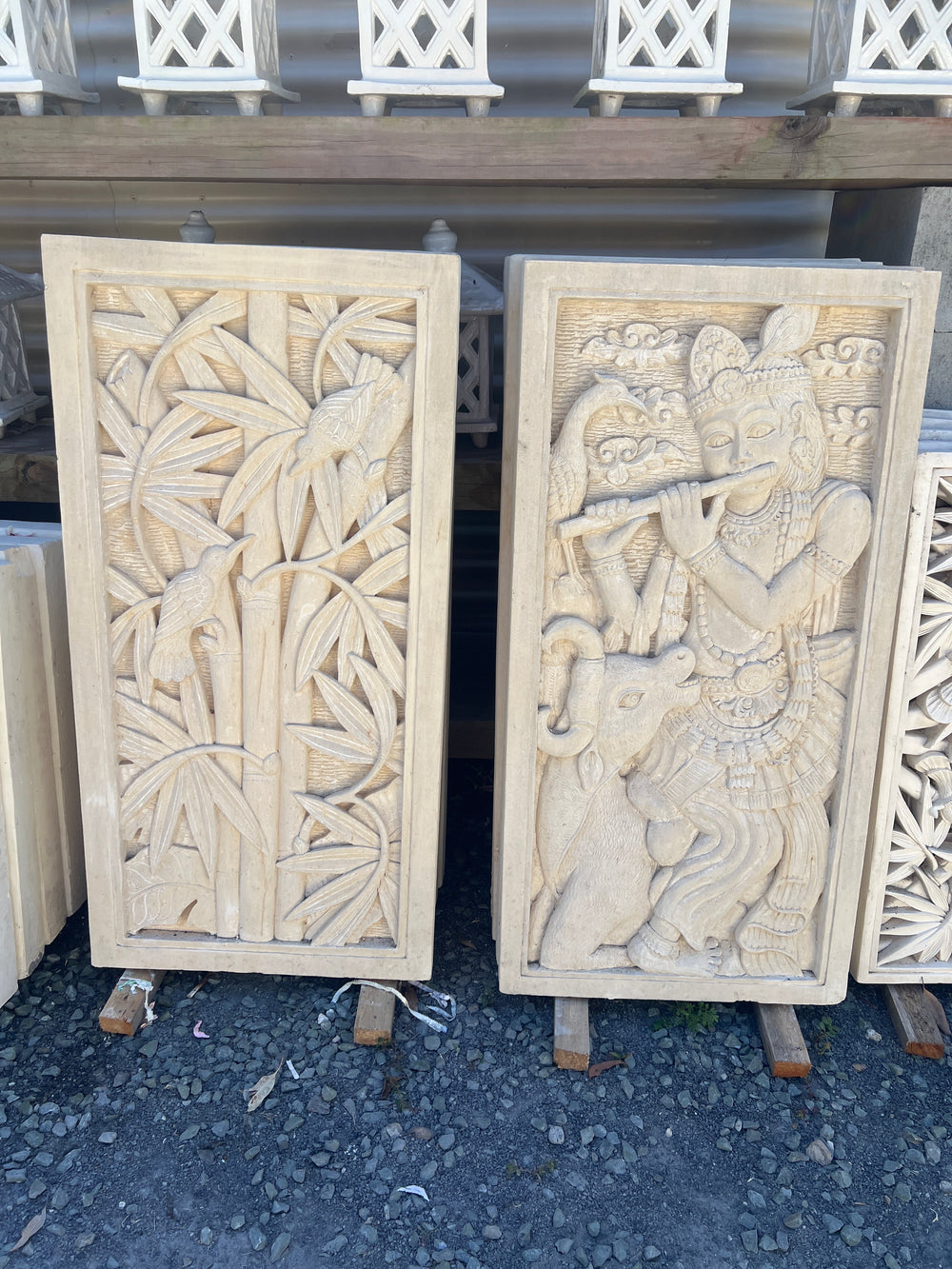 Limestone Balinese Panel