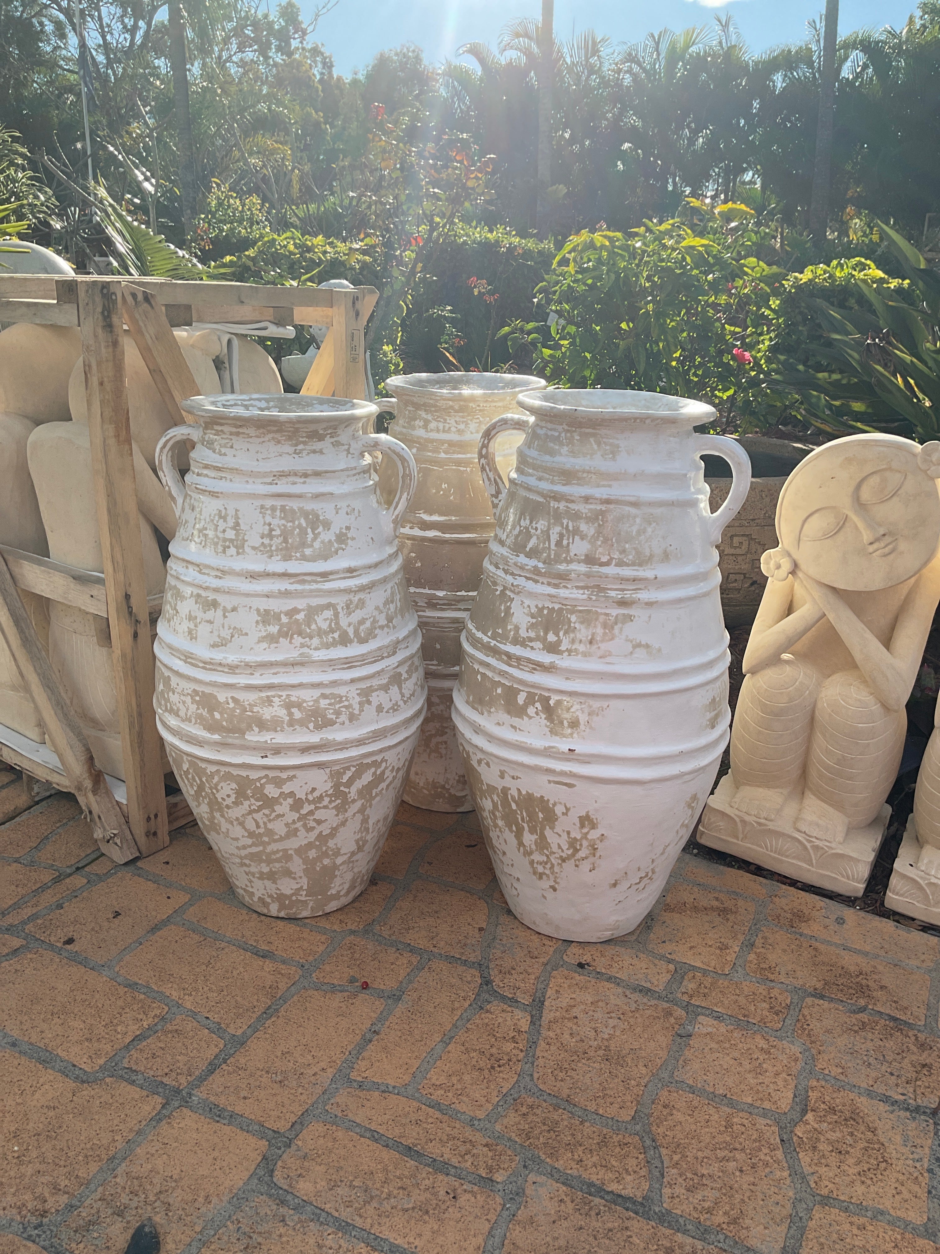 4 Spiral Double Handled Pot – Palms of Bali