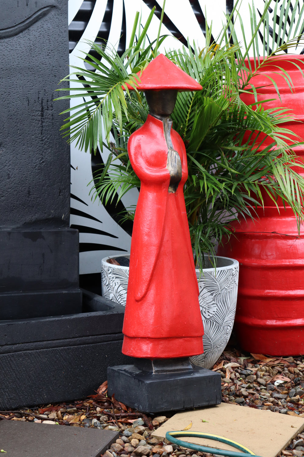 BALINESE TERRACOTTA RICE FARMER STATUE