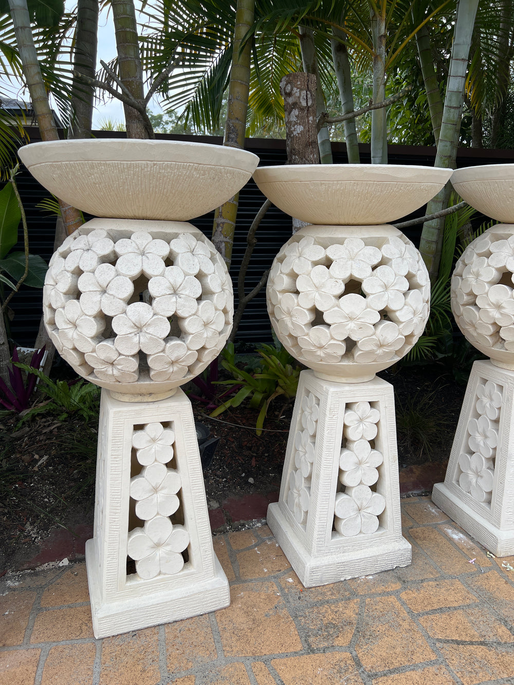 Frangipani Bird Bath Style 2