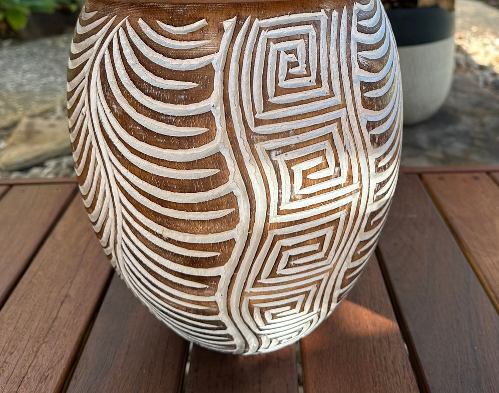 Square Enchantment Wooden Pot