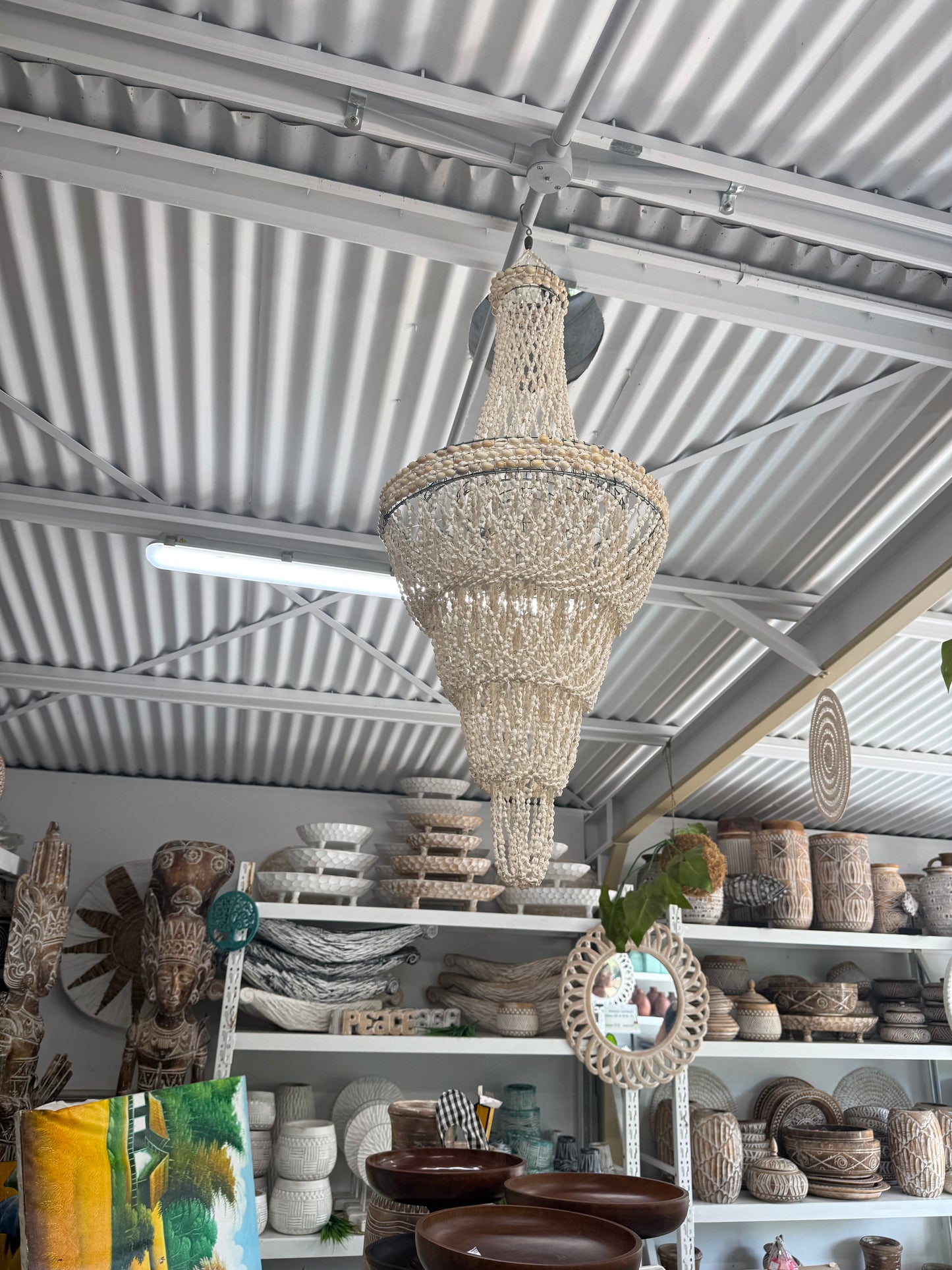 Shell Chandeliers