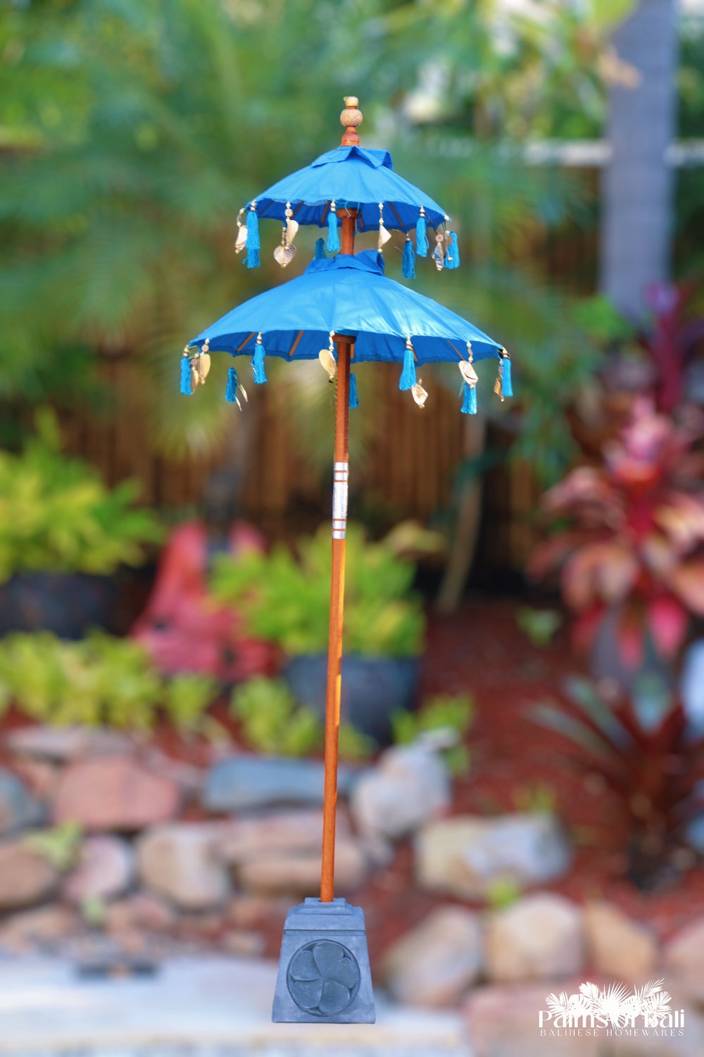Balinese Ceremony Umbrella BLUE