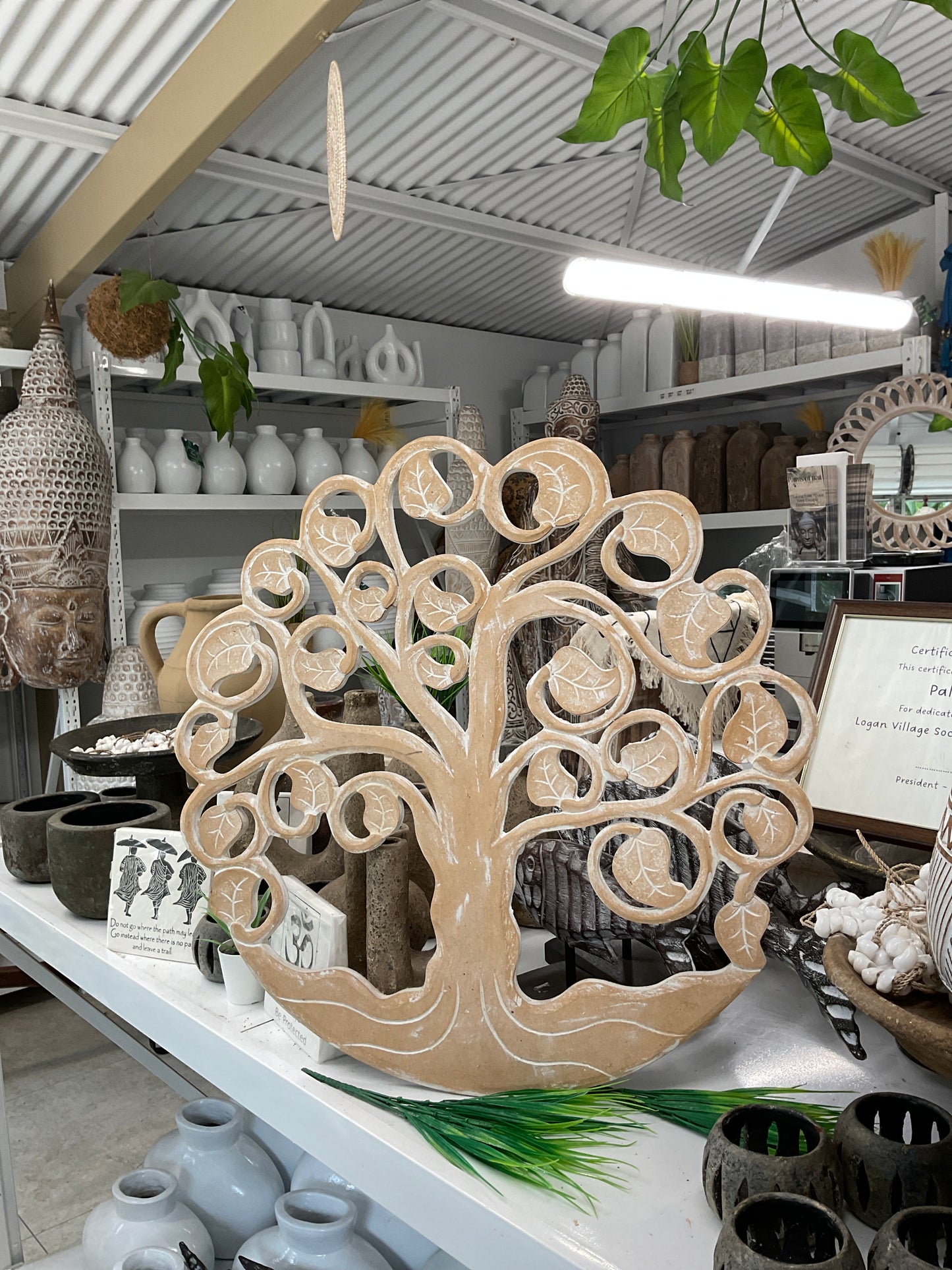 Tree of Life Mandala Wood