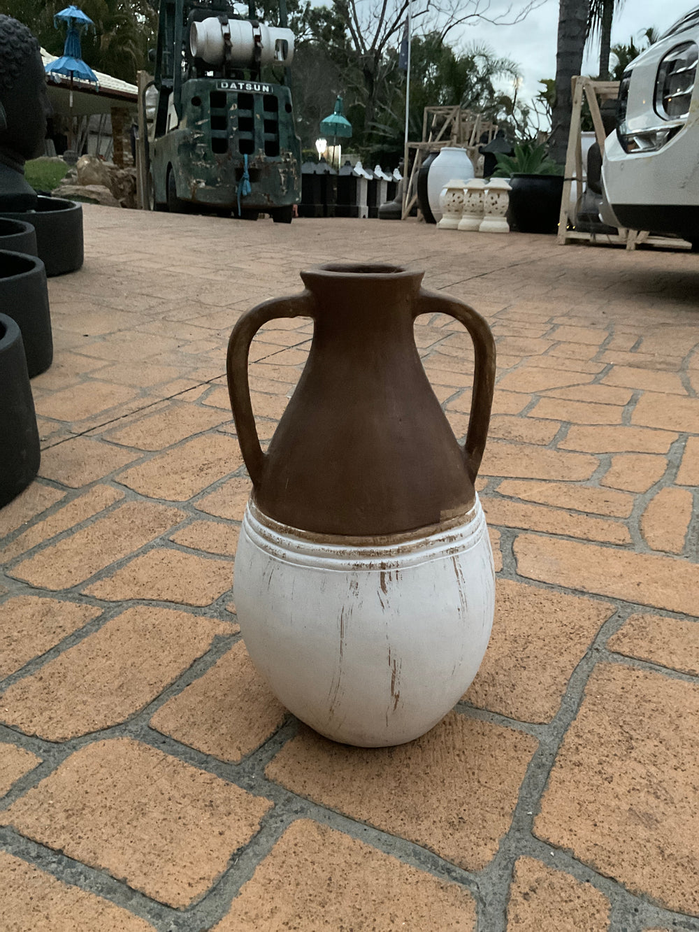 Two Toned Rustic Carry Jug