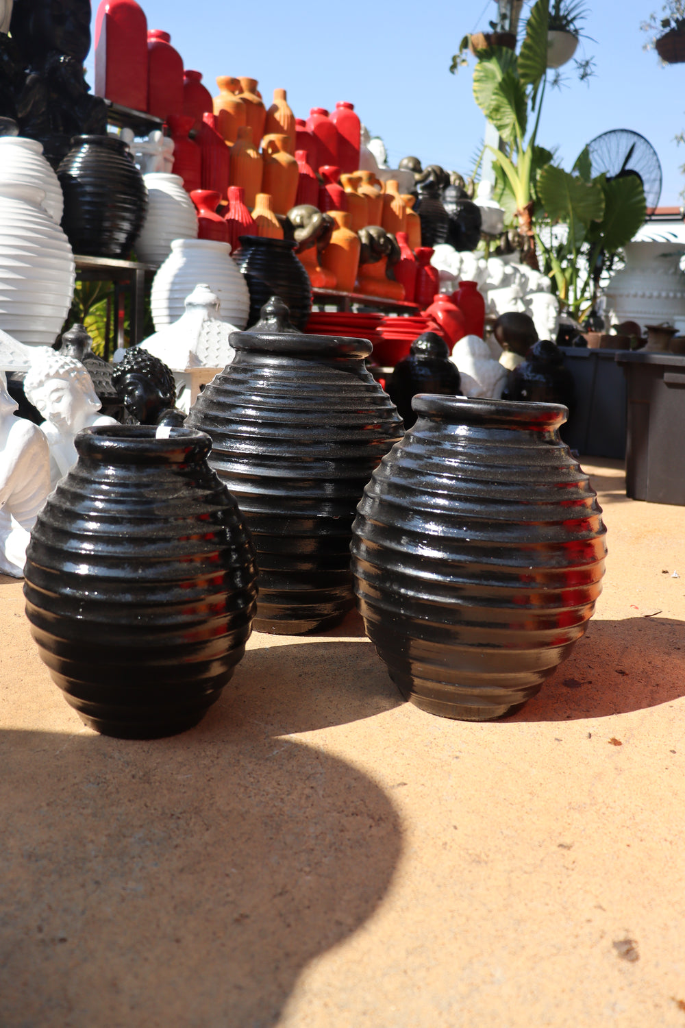 Ribbed Pots