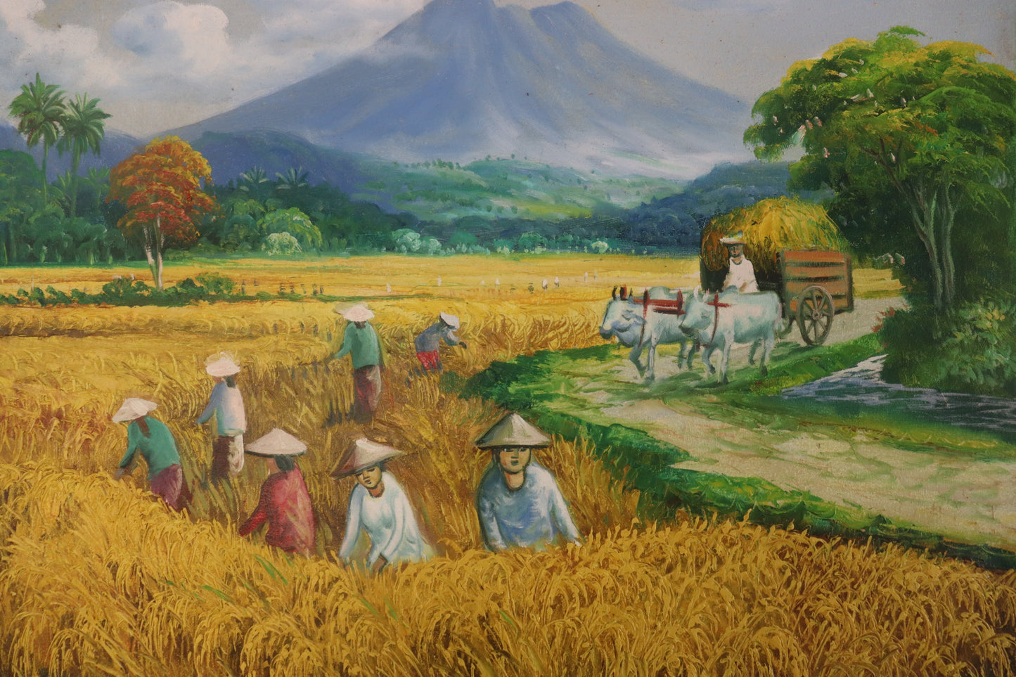 Workers in Rice Field