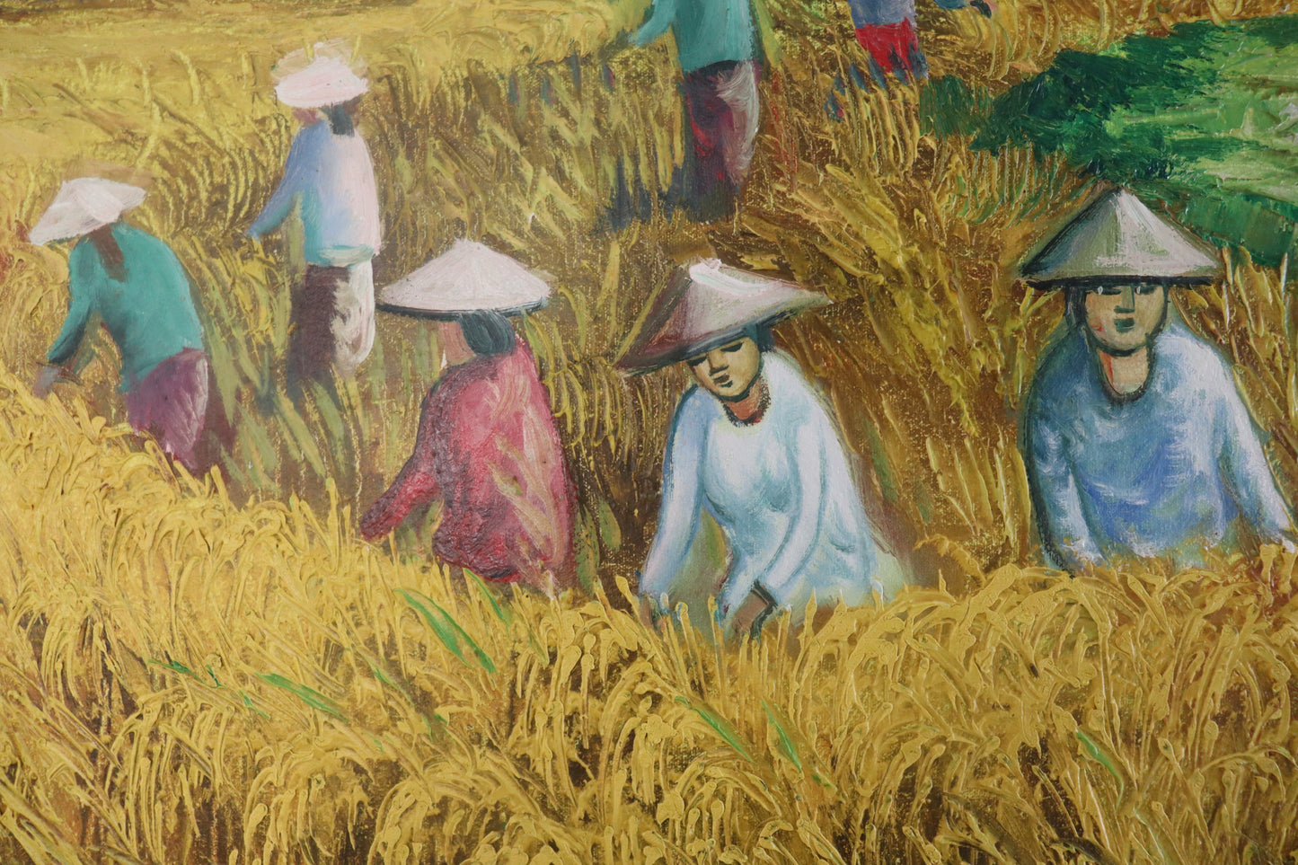 Workers in Rice Field