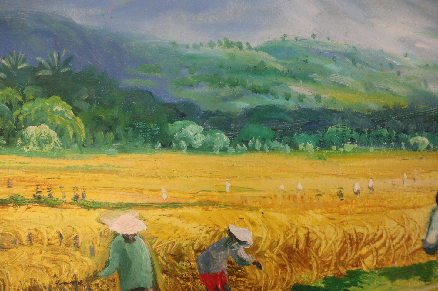 Workers in Rice Field