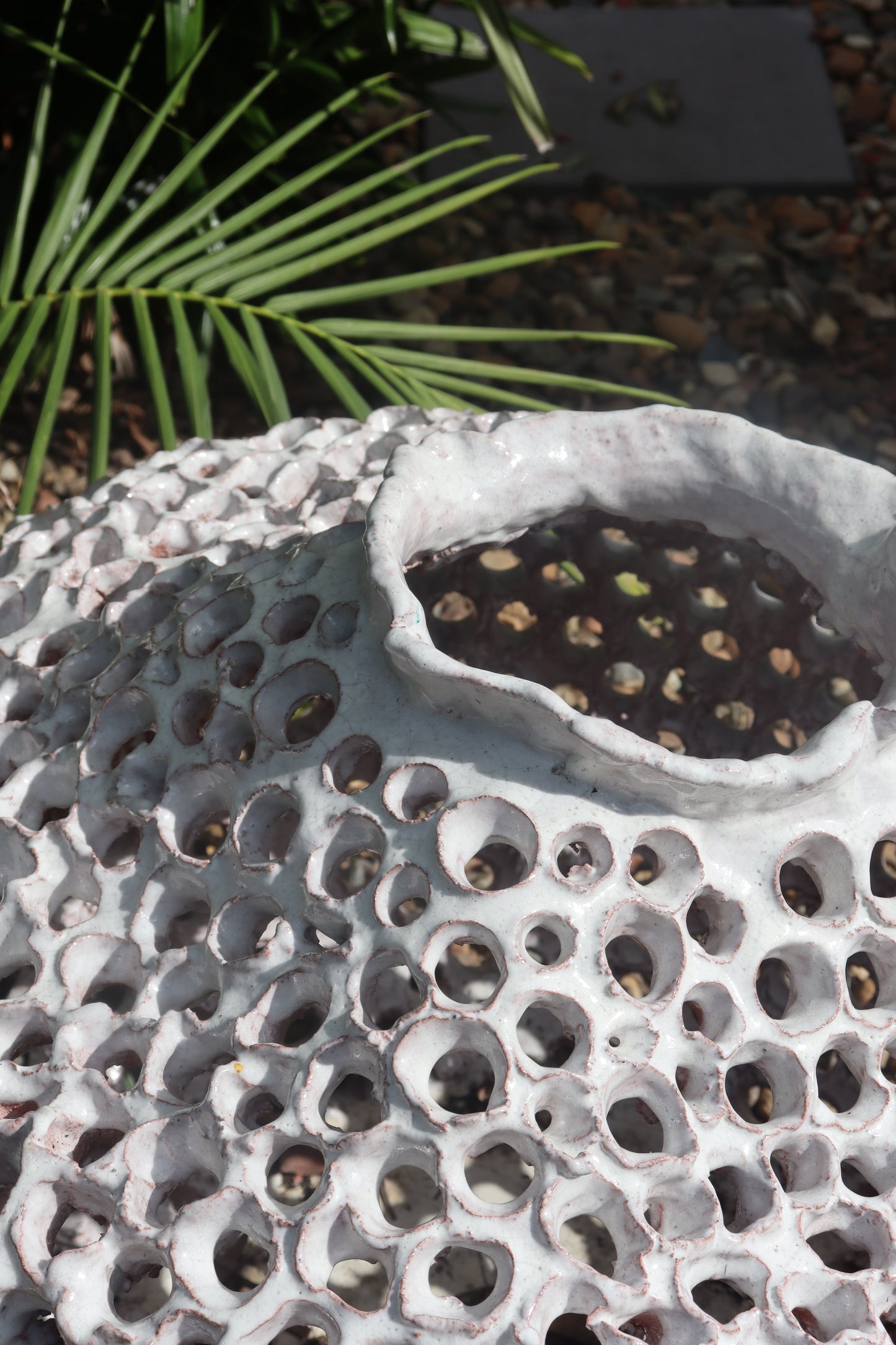 Coral Sphere Pot