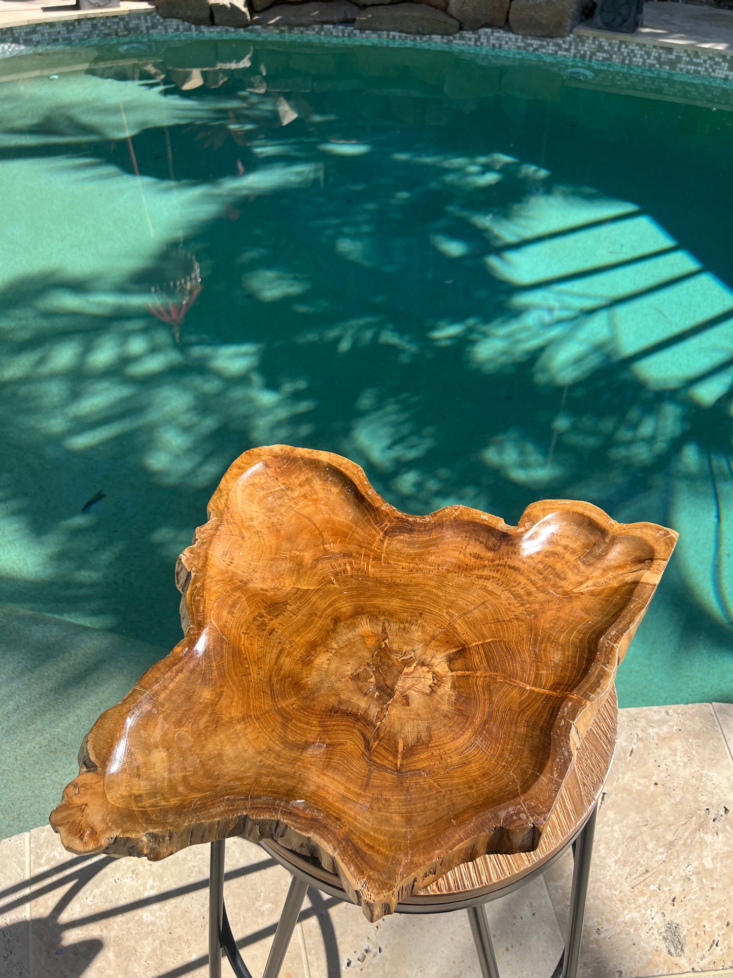 Natural Wooden Slab Platter