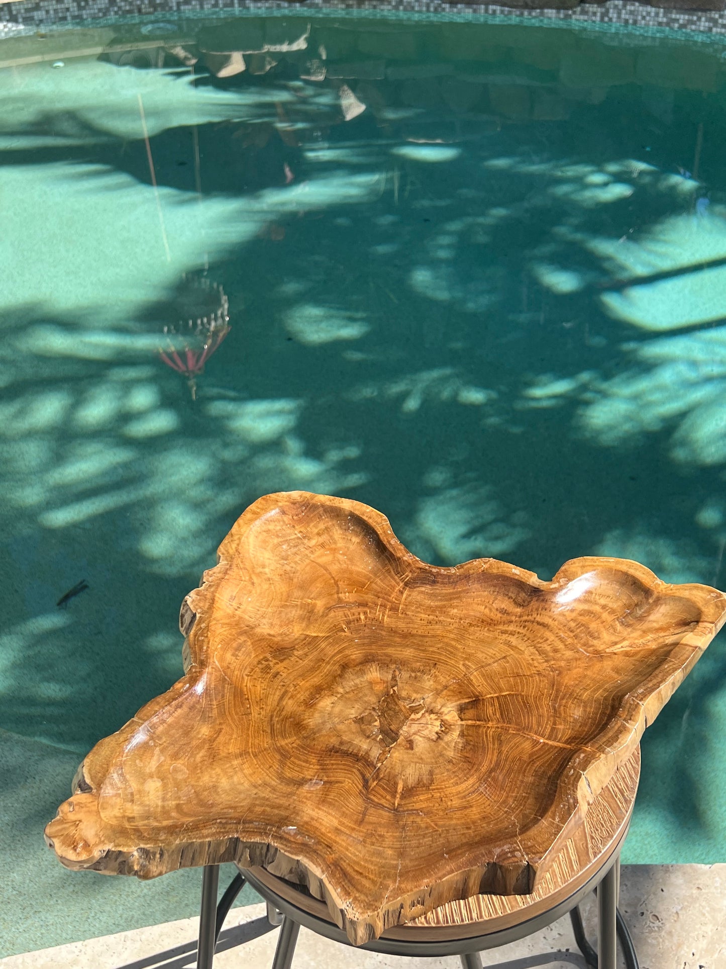 Natural Wooden Slab Platter