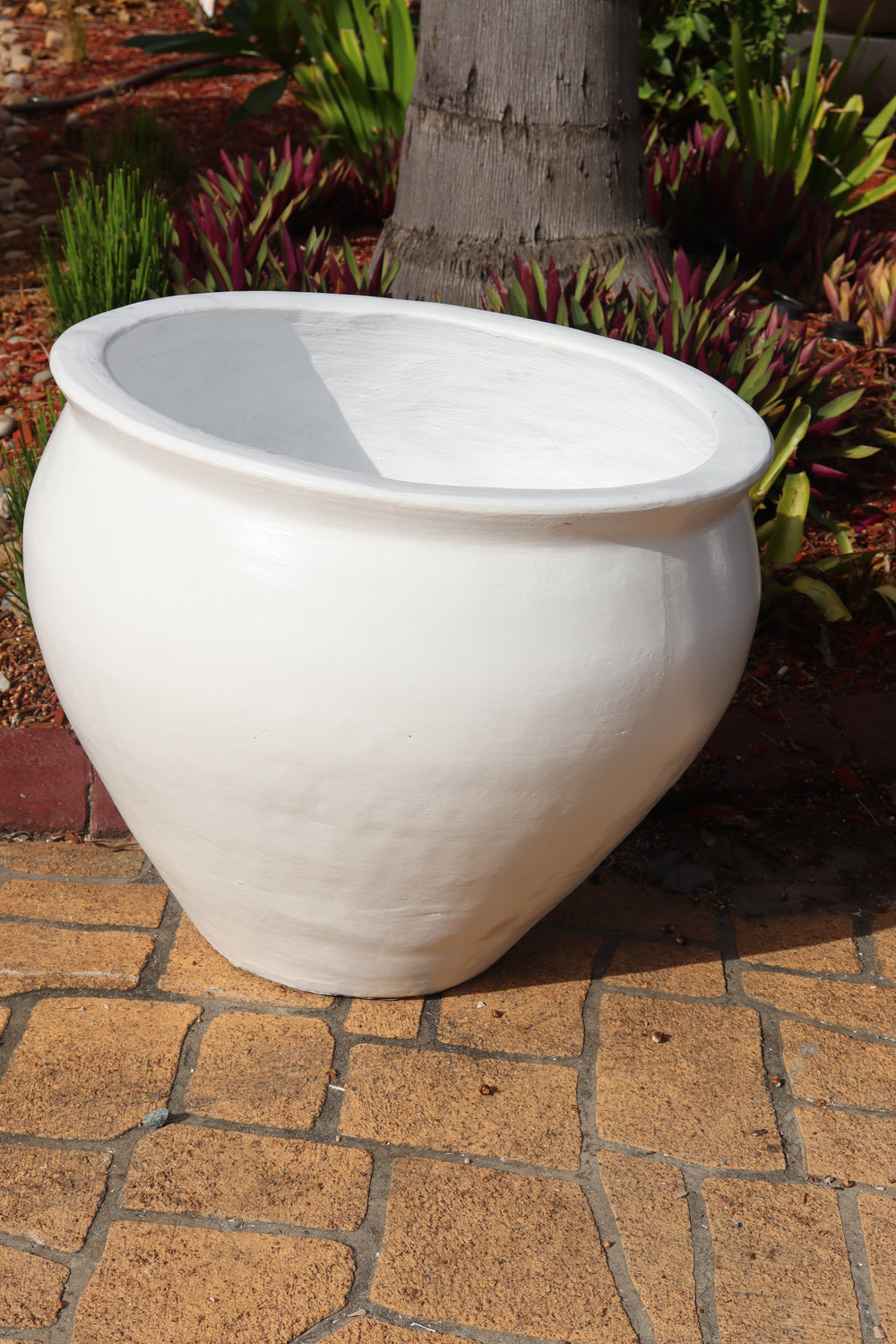 Rustic Wide Brimmed Pot
