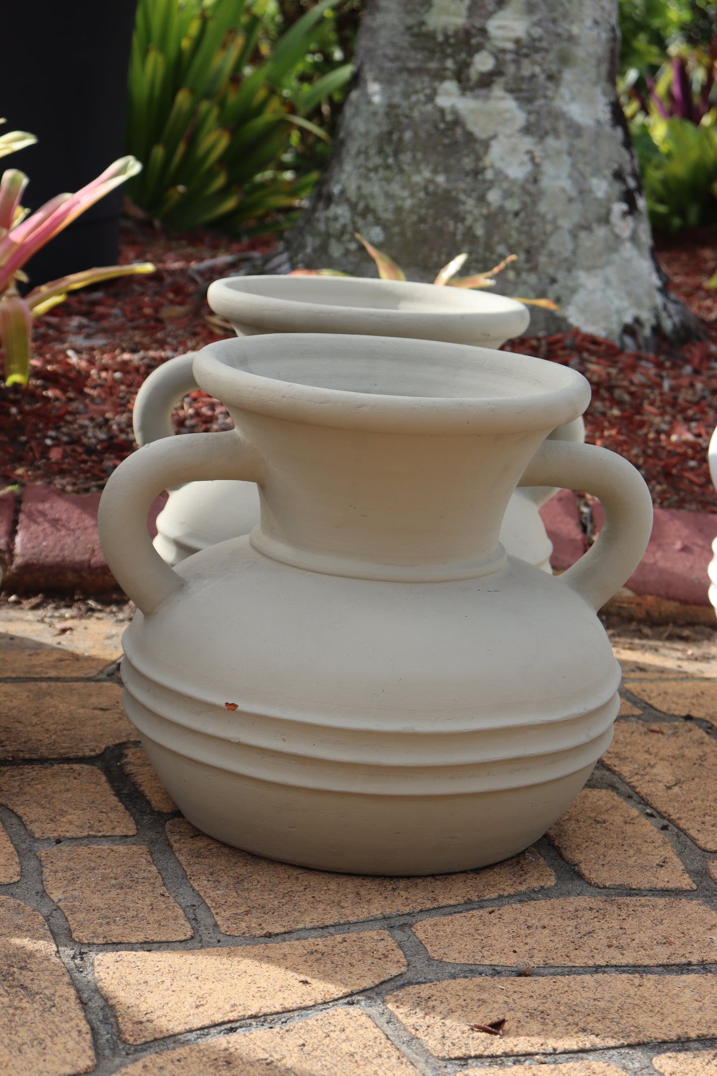 Rustic Double Handled Pottery Jug