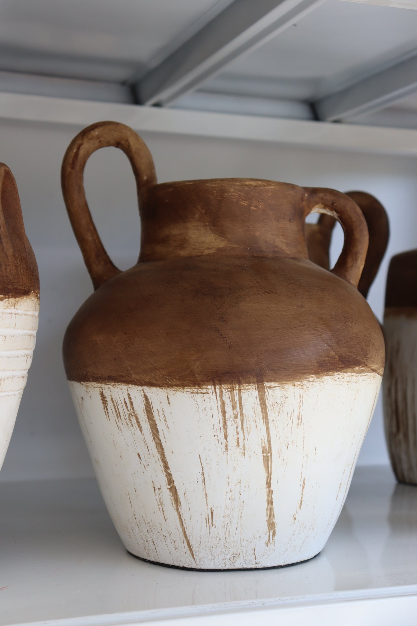 Odd-Handled Rustic Pot