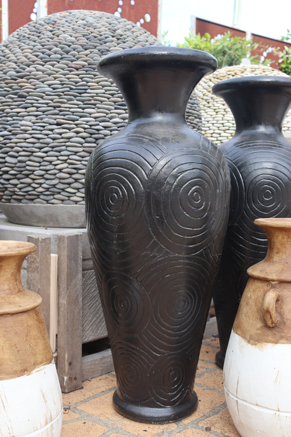 Rustic Swirl Urn