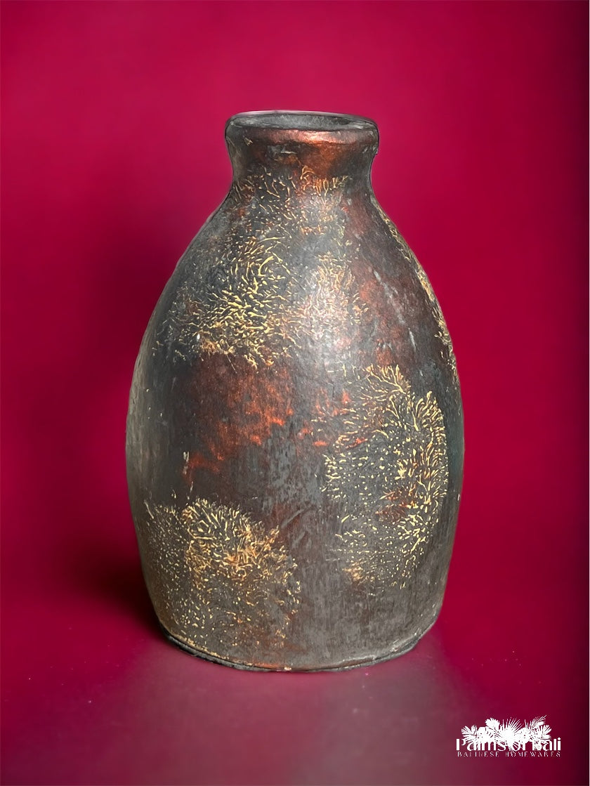 Burnt Metal Vase