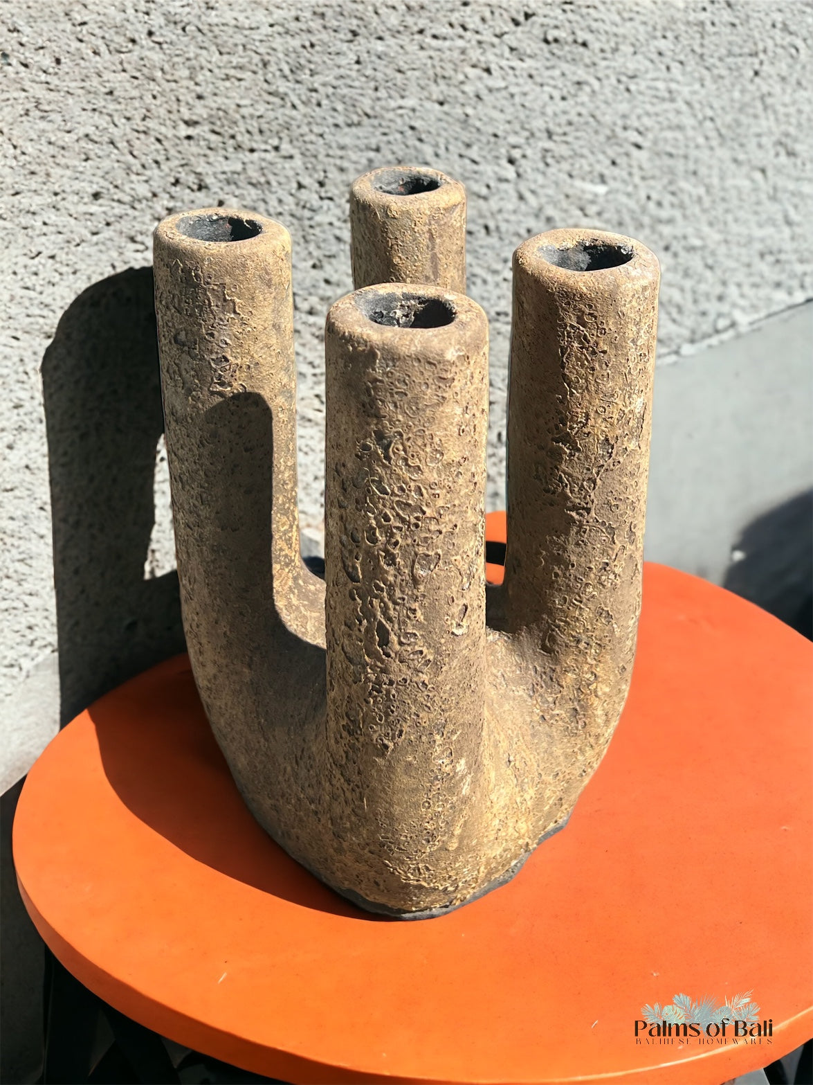 Stone Stool Vase