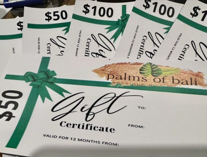 Gift Certificates