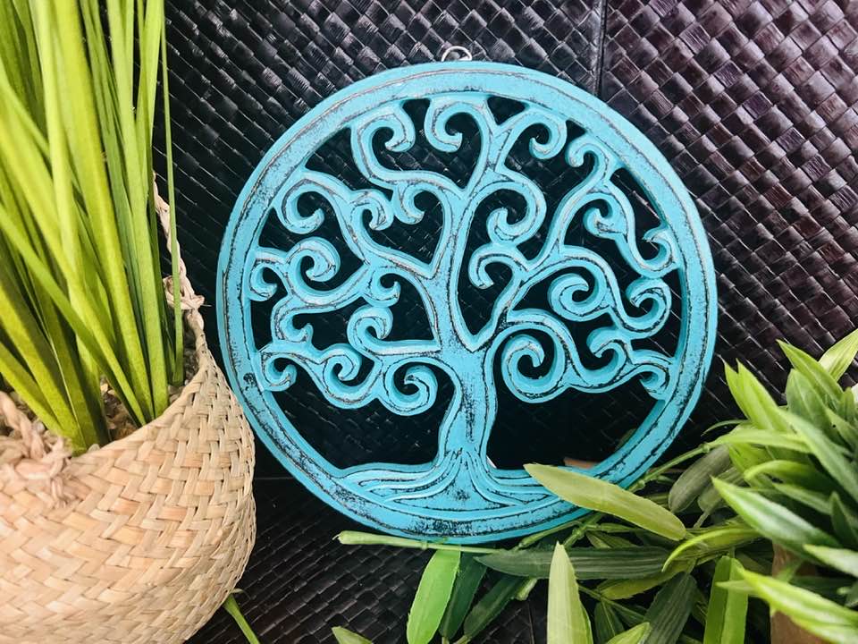 Tree of Life Mandala 'Blue'