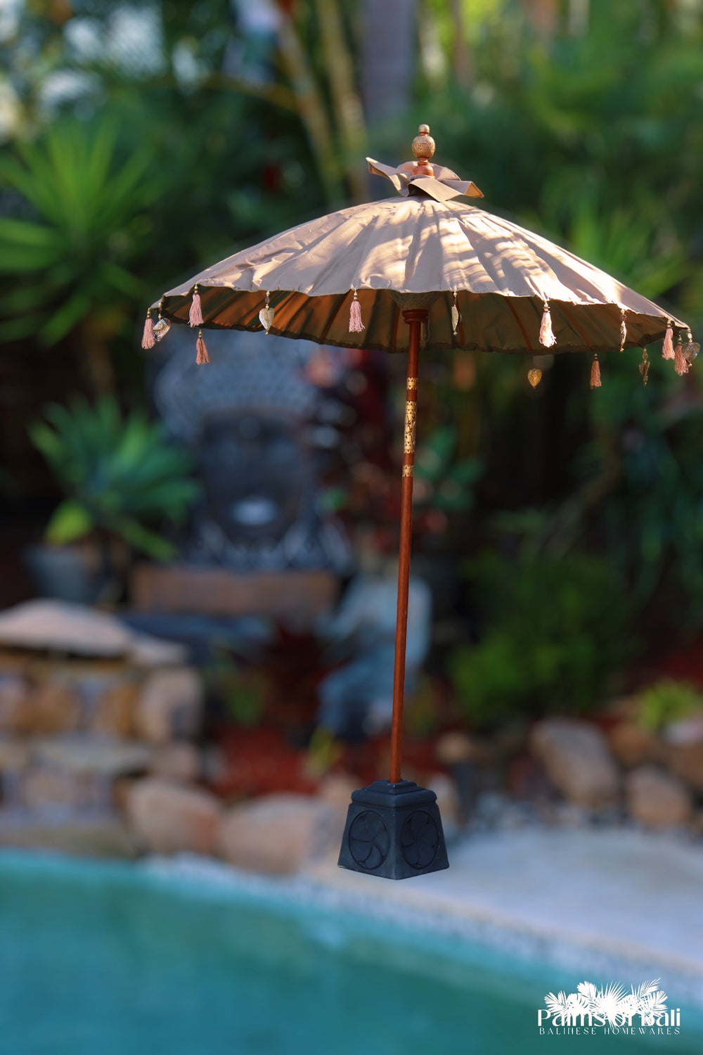Balinese Ceremony Umbrella - Waterproof BROWN